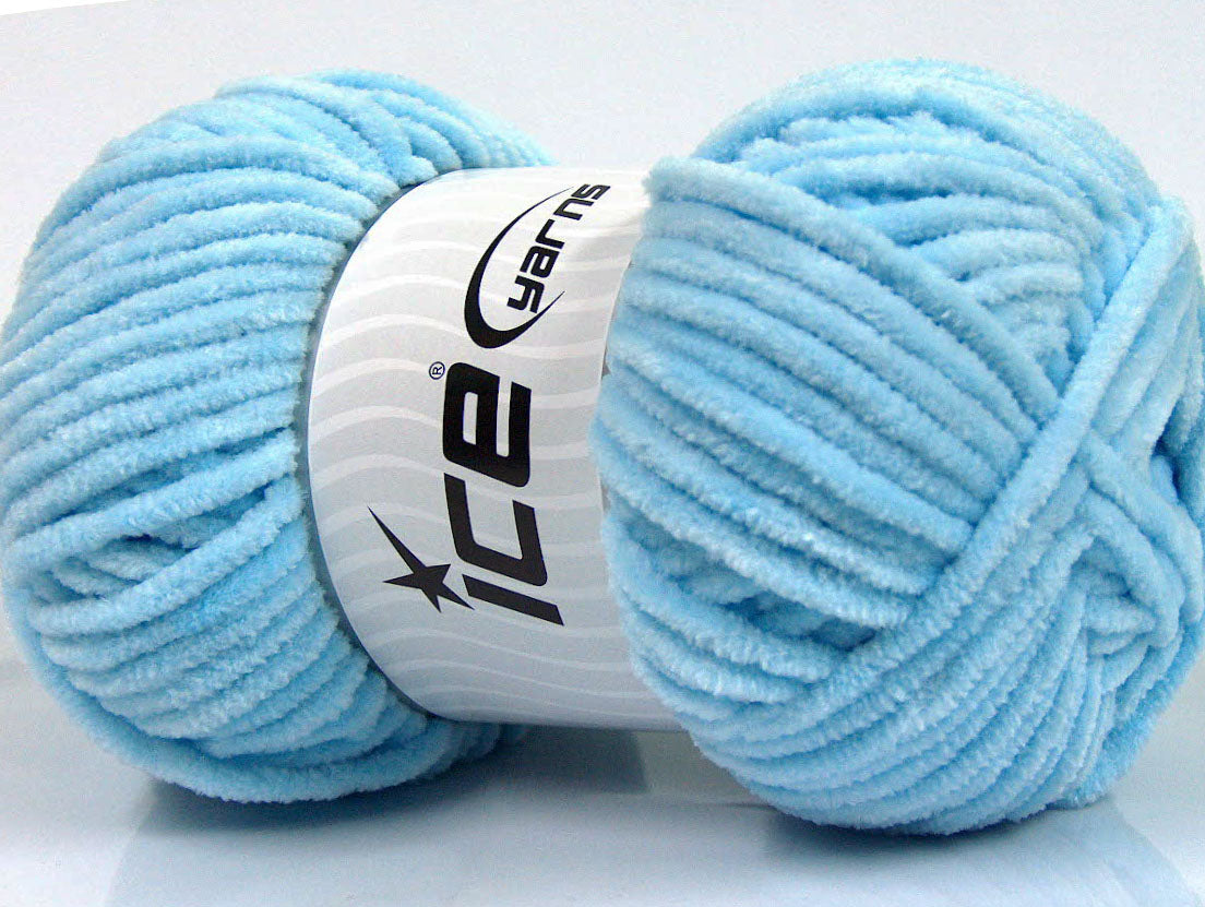 Chenille Baby Baby Blue Sku:fnt2-54169