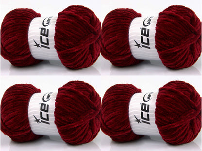 Chenille Baby Burgundy Sku:fnt2-54256
