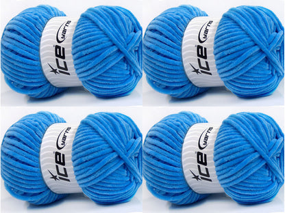 Chenille Baby Blue Sku:fnt2-54534