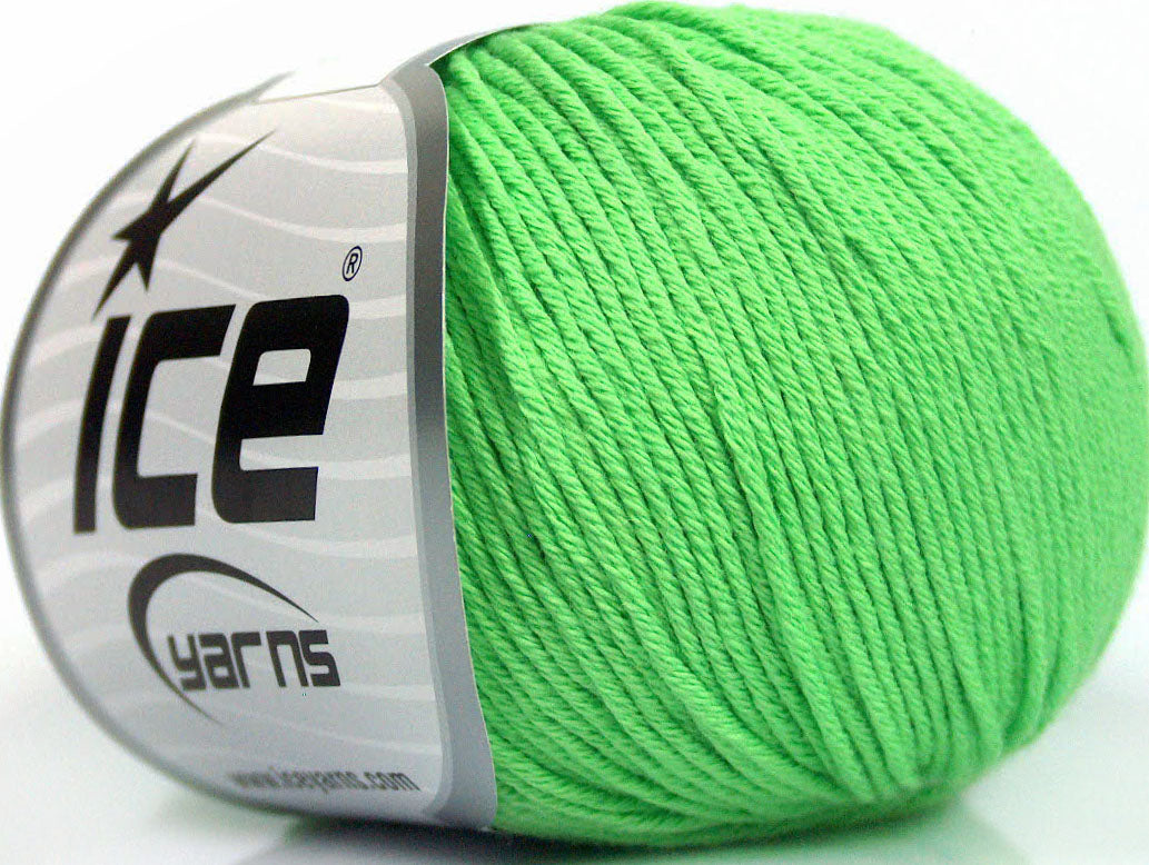 Organic Baby Cotton Light Green Sku:fnt2-54729