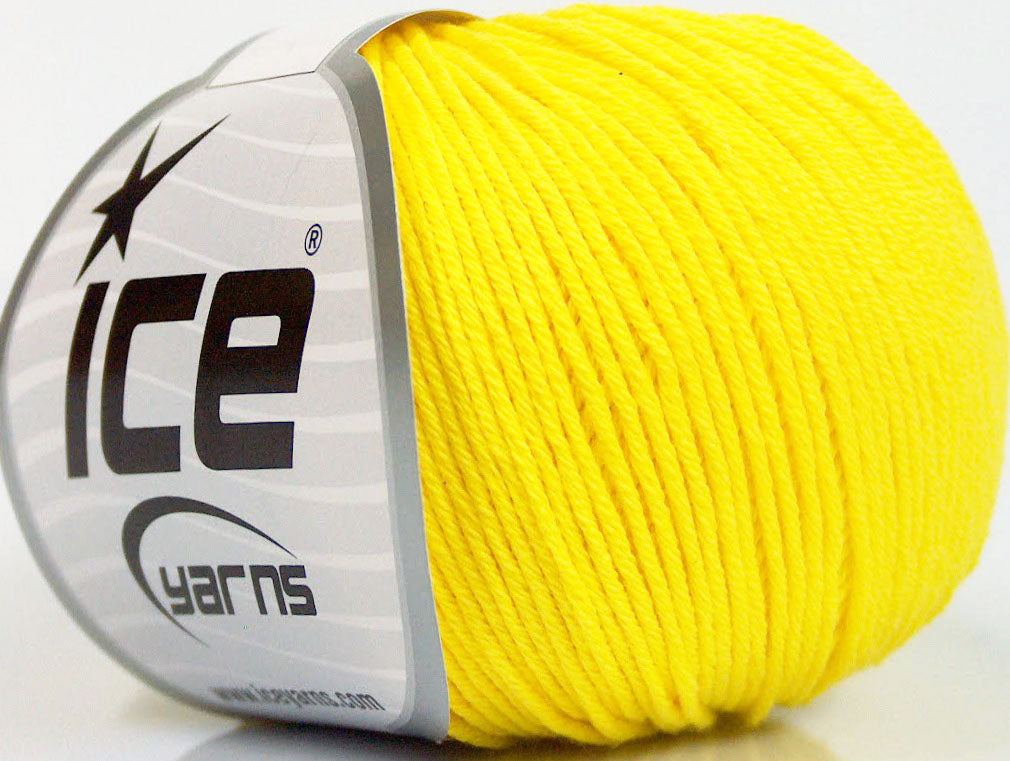 Organic Baby Cotton Yellow Sku:fnt2-54731