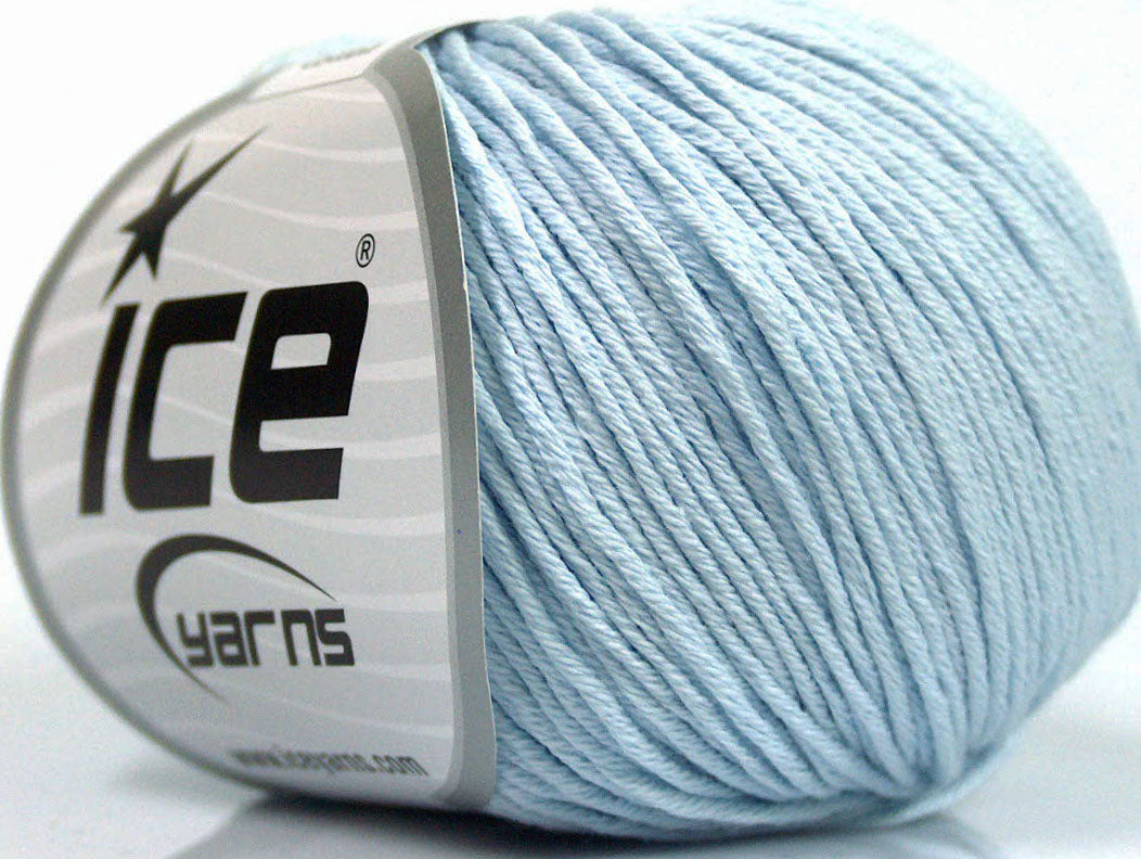 Organic Baby Cotton Light Blue Sku:fnt2-55217