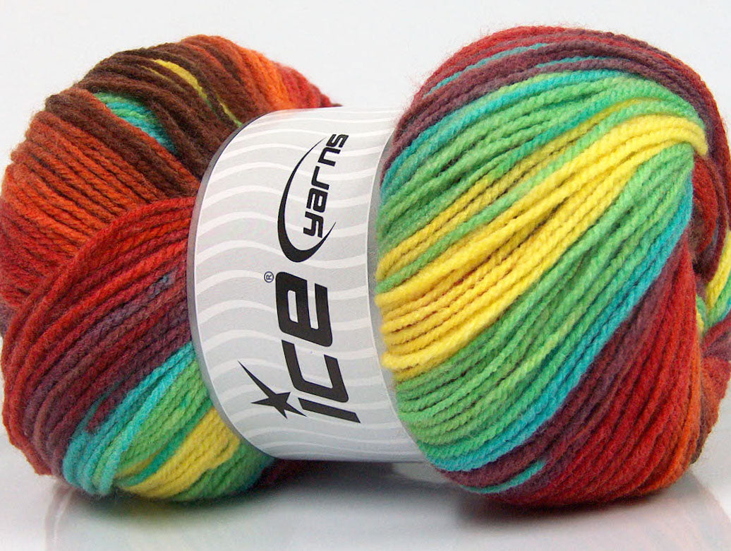 Magic Light Yellow, Green, Turquoise, Maroon, Red, Burgundy Sku:fnt2-55958