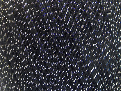 Daphne Cotton Metallic Black, Silver Sku:fnt2-56318