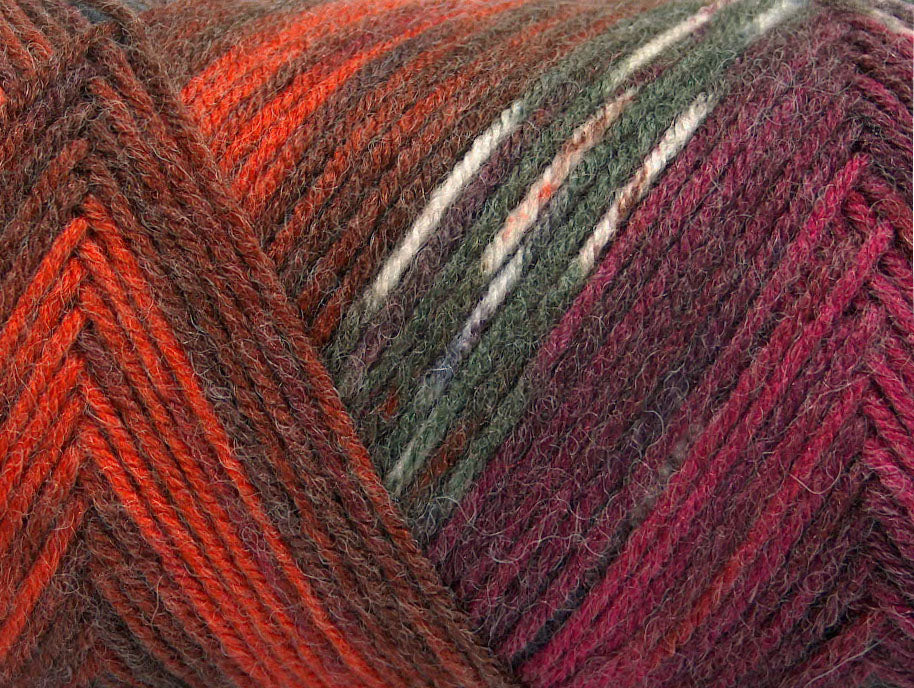 Bonito Ethnic Blue, Burgundy, Copper, Grey Shades, White Sku:fnt2-56455