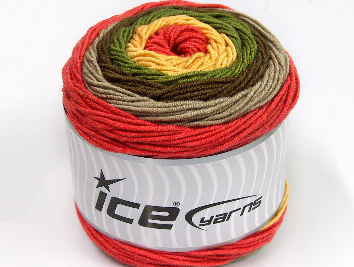 Cakes Aran Brown, Green, Yellow, Salmon, Grey Sku:fnt2-56545