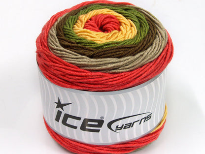 Cakes Aran Brown, Green, Yellow, Salmon, Grey Sku:fnt2-56545