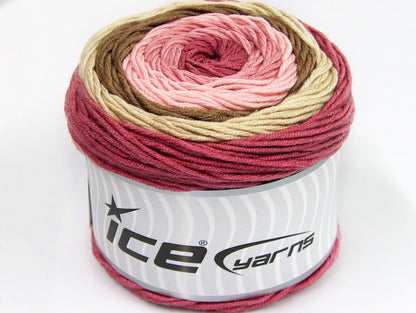 Cakes Aran Orchid, Pink, Beige, Camel Sku:fnt2-56546