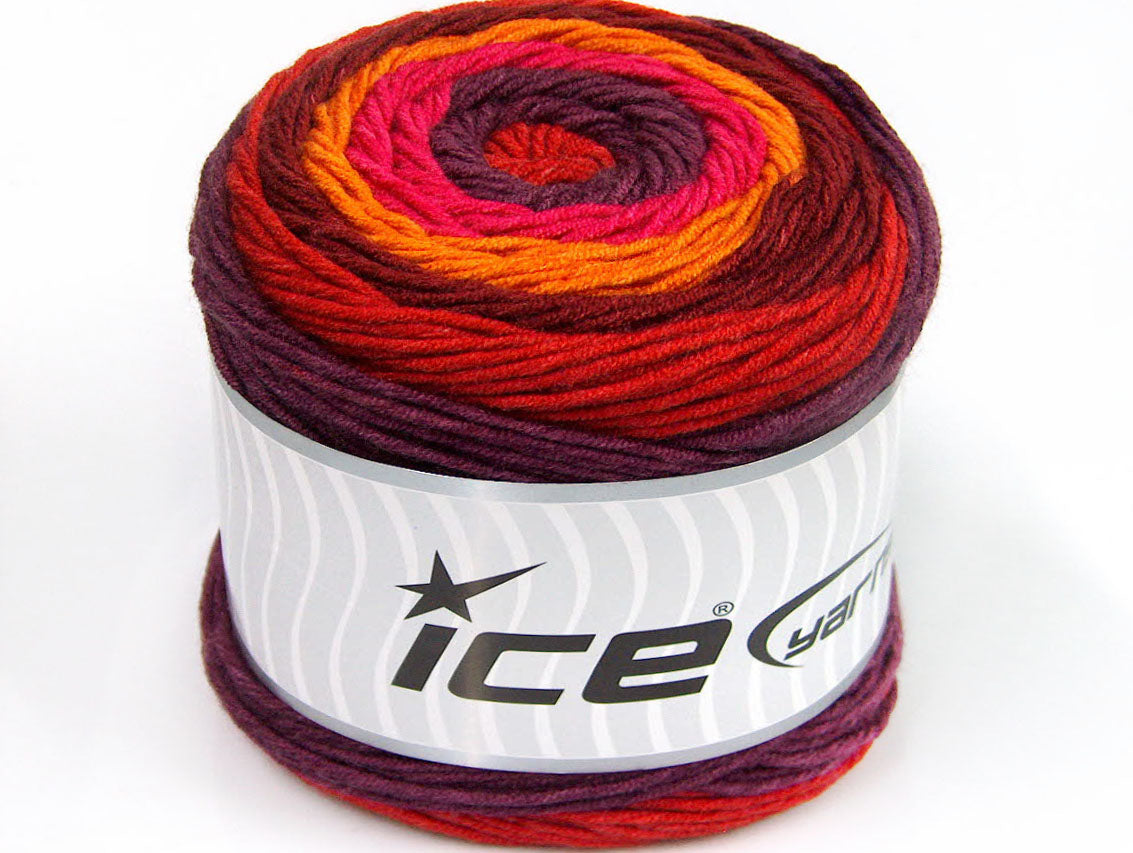 Cakes Aran Burgundy, Orange, Pink, Maroon, Red Sku:fnt2-56549