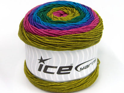 Cakes Aran Orchid, Purple, Turquoise, Green Shades Sku:fnt2-56553