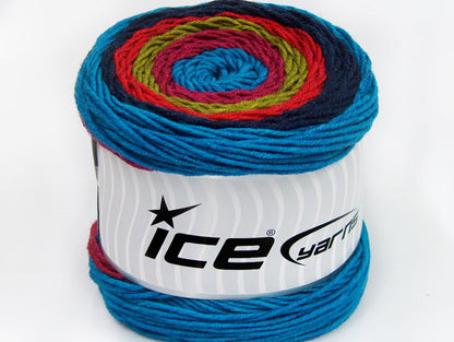 Cakes Aran Turquoise, Navy, Salmon, Olive Green, Orchid Sku:fnt2-56554