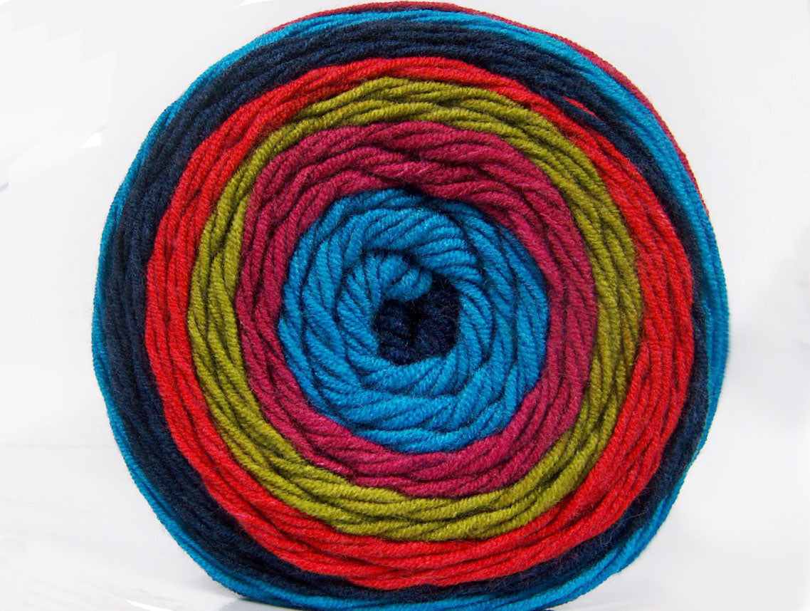 Cakes Aran Turquoise, Navy, Salmon, Olive Green, Orchid Sku:fnt2-56554