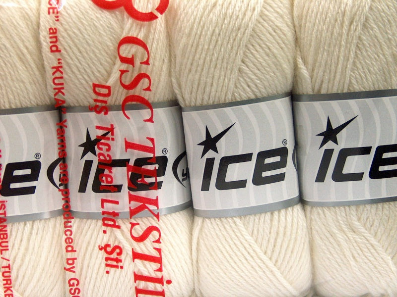 Silk Merino DK Ecru Sku:fnt2-57669