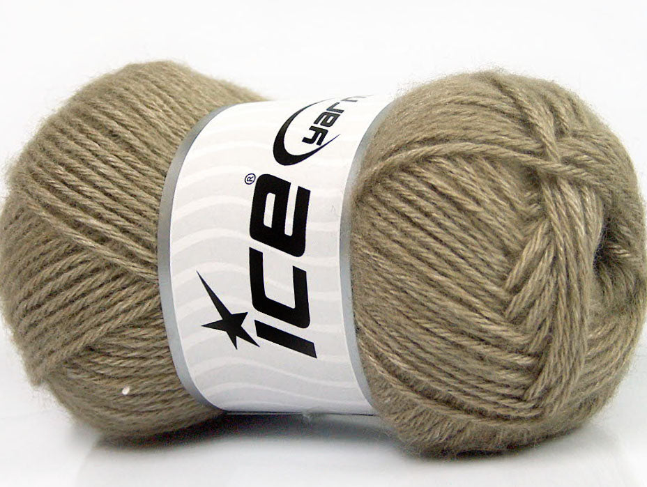 Silk Merino DK Khaki Sku:fnt2-57671