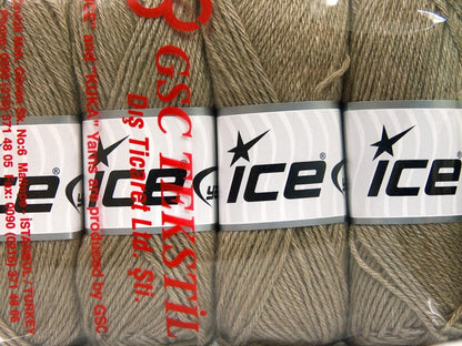 Silk Merino DK Khaki Sku:fnt2-57671
