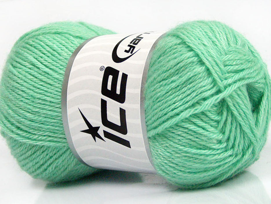 Silk Merino DK Mint Green Sku:fnt2-57673