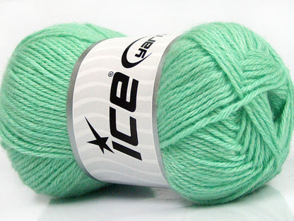 Silk Merino DK Mint Green Sku:fnt2-57673