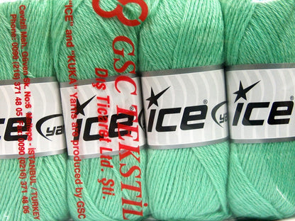 Silk Merino DK Mint Green Sku:fnt2-57673
