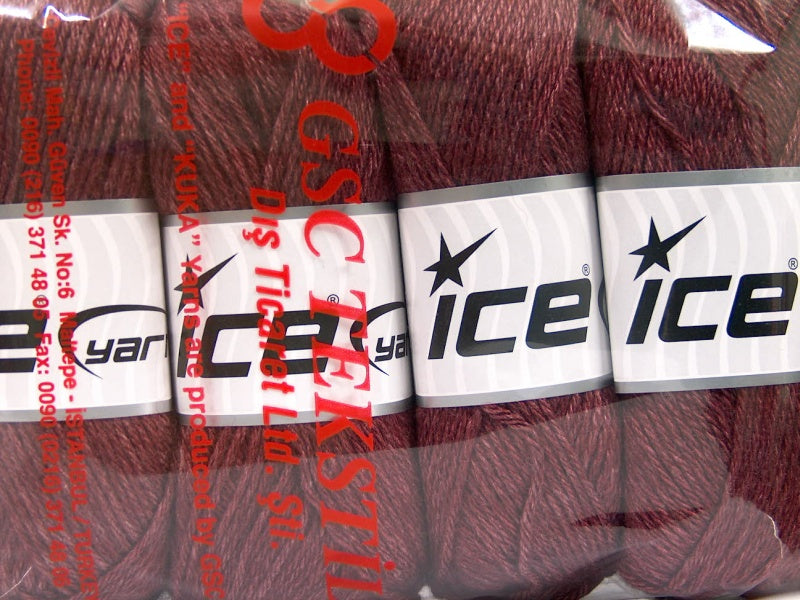 Silk Merino DK Maroon Sku:fnt2-57674