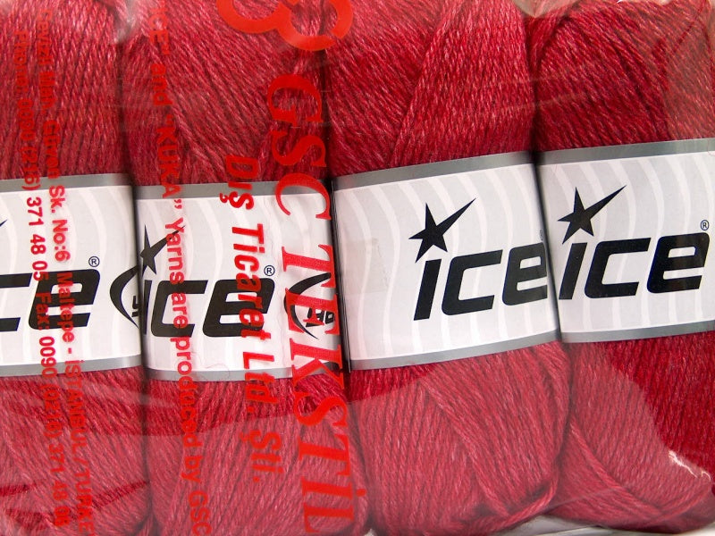 Silk Merino DK Bright Red Sku:fnt2-57675