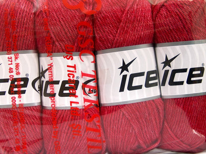 Silk Merino DK Bright Red Sku:fnt2-57675