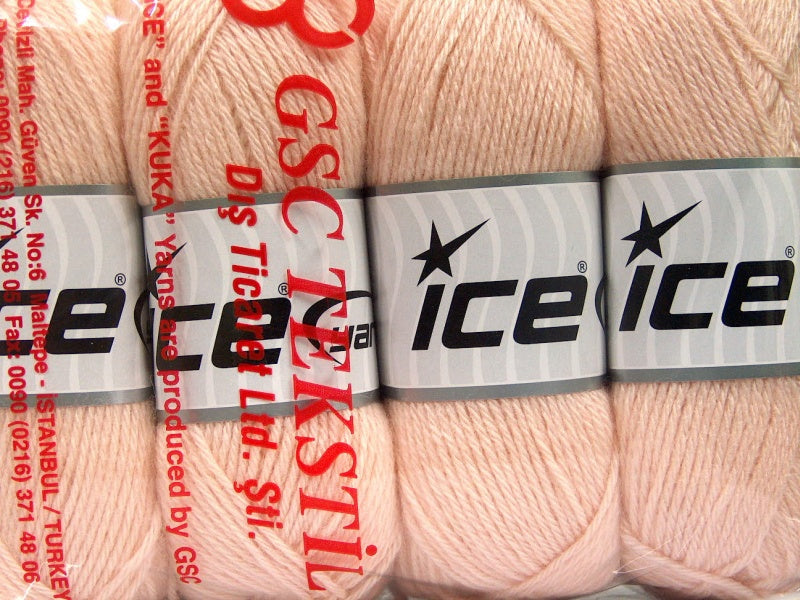 Silk Merino DK Light Salmon Sku:fnt2-57677