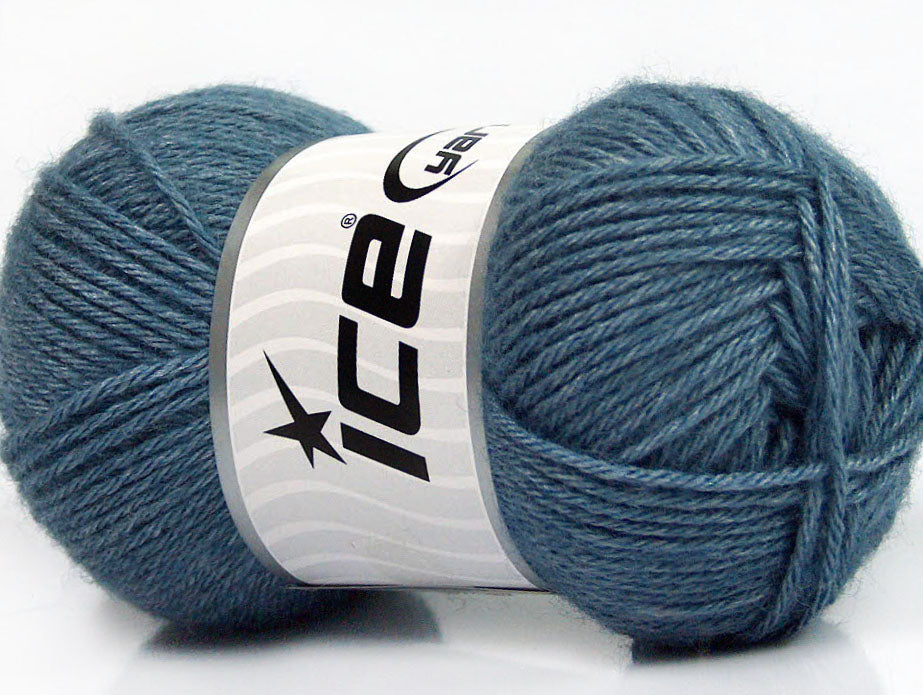 Silk Merino DK Jeans Blue Sku:fnt2-57681