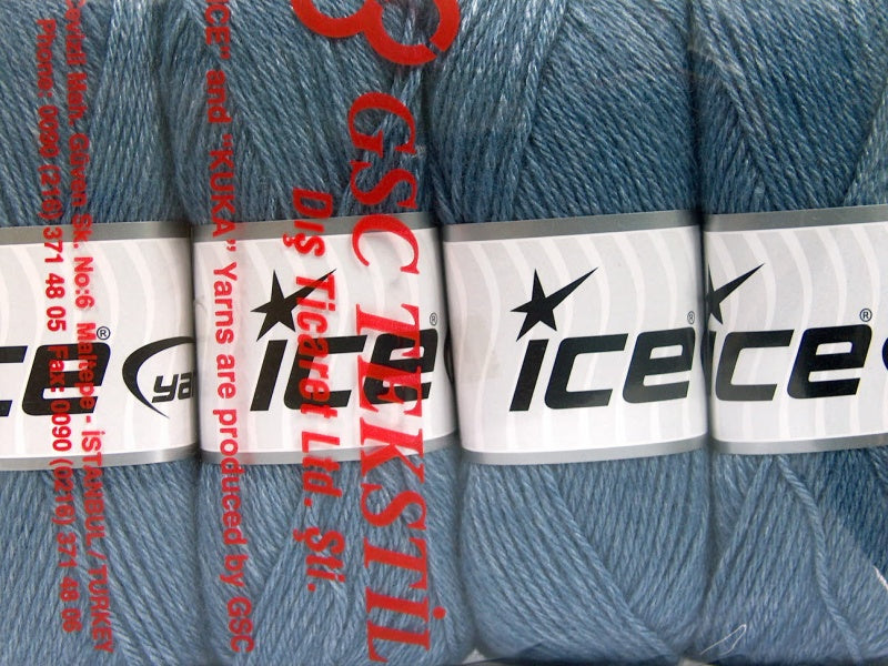 Silk Merino DK Jeans Blue Sku:fnt2-57681