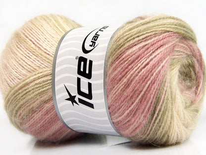 Angora Active Pink Shades, Camel, Cream Sku:fnt2-57798