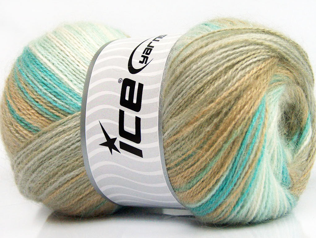 Angora Active Camel, Beige, Turquoise, White Sku:fnt2-57799