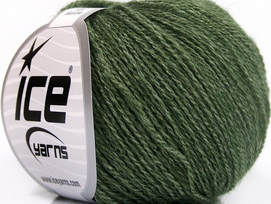 Silk Merino Jungle Green Sku:fnt2-57858