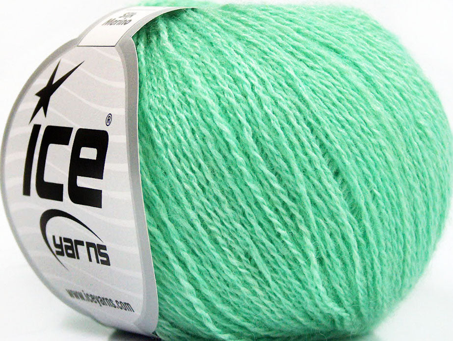 Silk Merino Mint Green Sku:fnt2-57862