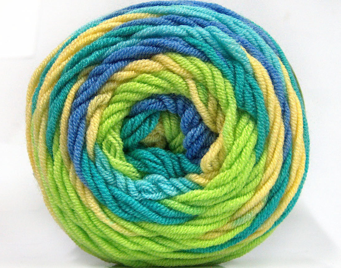 Cakes Blues Light Green, Yellow, Turquoise, Blue Sku:fnt2-58031