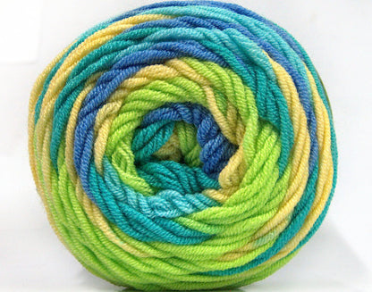 Cakes Blues Light Green, Yellow, Turquoise, Blue Sku:fnt2-58031