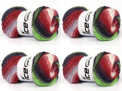 Lana Bella Purple, Red, Pink Shades, Green Shades Sku:fnt2-58145