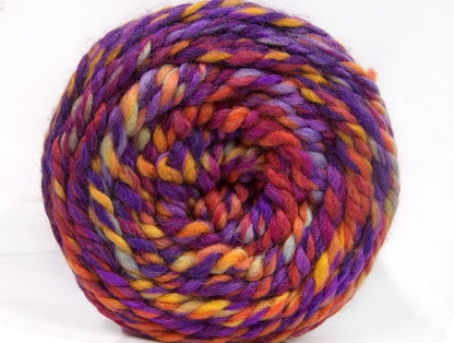 Cakes Wool Chunky Colors Purple, Red, Orange, Yellow fnt2-58153