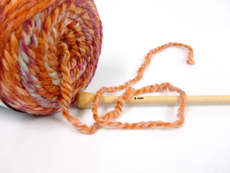Cakes Wool Chunky Colors Copper, Orange, Orchid, Light Blue fnt2-58154