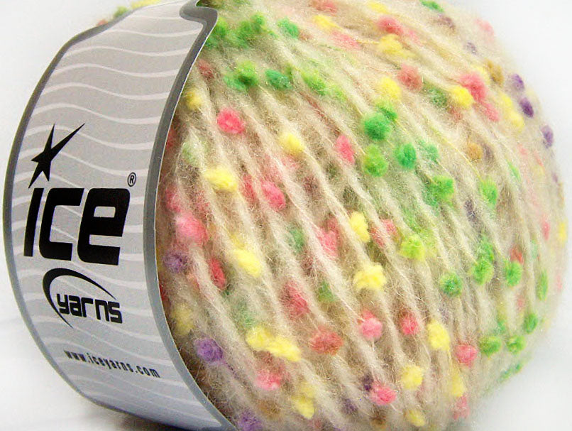 Alpaca Punto Cream, Green, Yellow, Pink, Lilac Sku:fnt2-58434