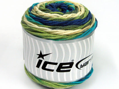 Cakes Blues Turquoise, Navy, Cream, Green Sku:fnt2-58458