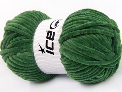Chenille Baby Jungle Green Sku:fnt2-58603