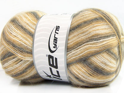 Angora Supreme Color Grey, Cream, Beige Sku:fnt2-58693
