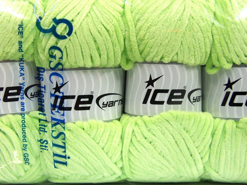 Chenille Baby Light Green Sku:fnt2-58884