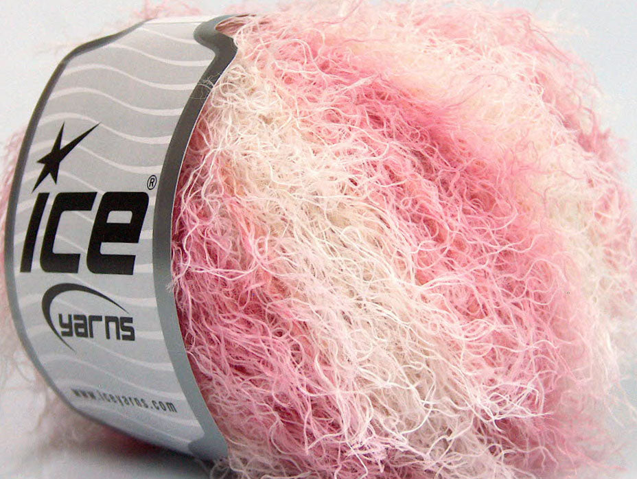 Modena Viscose Pink Shades, White Sku:fnt2-59579