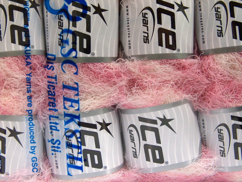 Modena Viscose Pink Shades, White Sku:fnt2-59579
