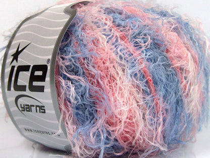 Modena Viscose Blue, Salmon Shades Sku:fnt2-59587