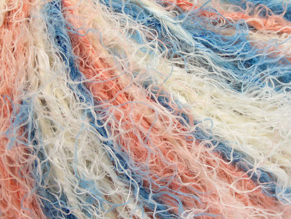 Modena Viscose Blue, Salmon, White Sku:fnt2-59588