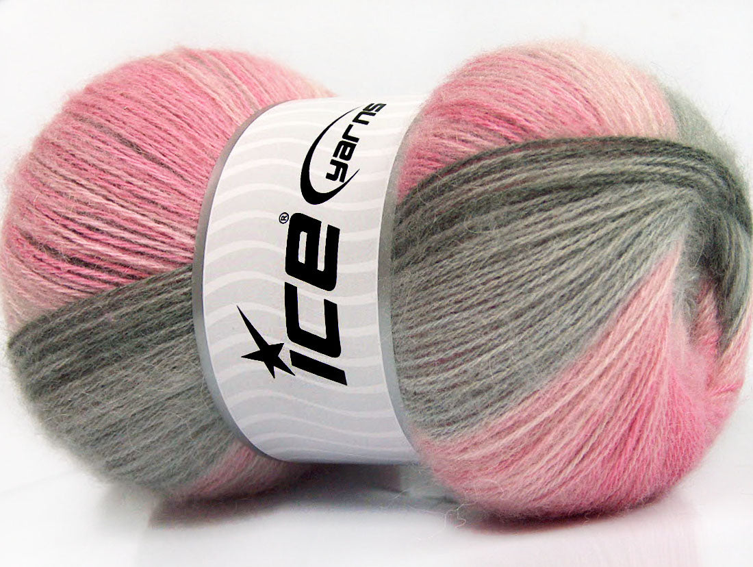 Angora Batik Pink Shades, Grey Shades Sku:fnt2-59752