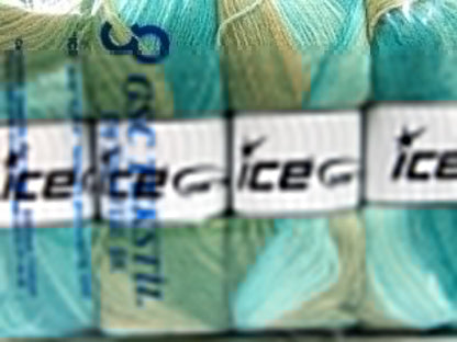 Angora Batik Turquoise, Green Shades Sku:fnt2-59757