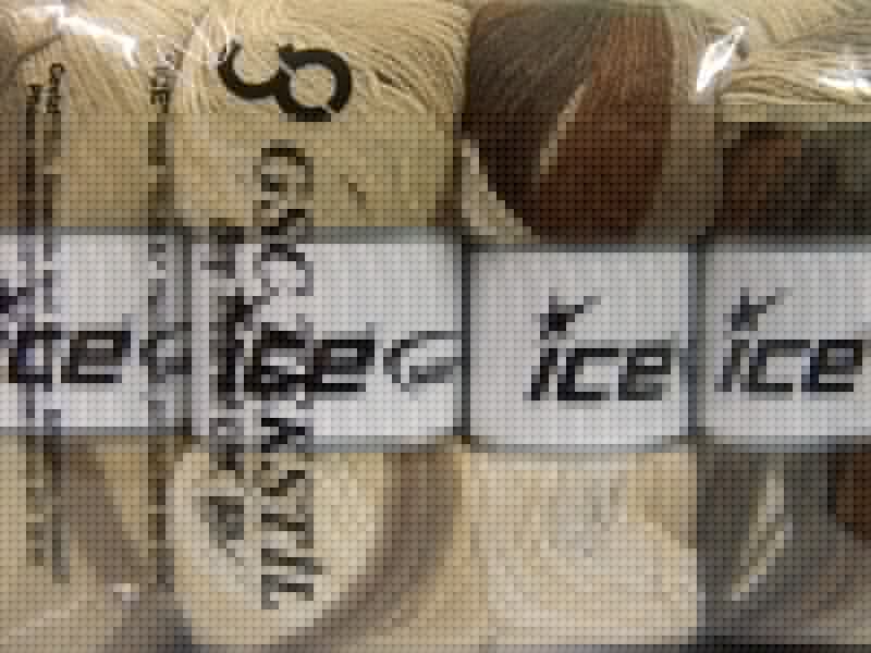 Merino Batik Brown Shades, Cream Sku:fnt2-59769