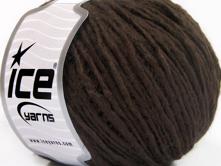 Wool Cord Aran Coffee Brown fnt2-59799